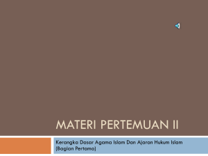 Materi Pertemuan 2