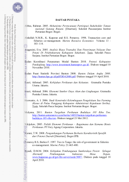 Daftar pustaka - IPB Repository