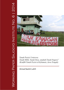 Konflik Tanah Pesisir di Kebumen, Jawa