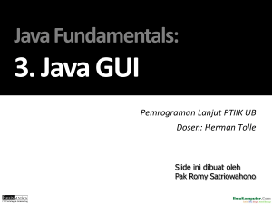 Java Fundamentals: