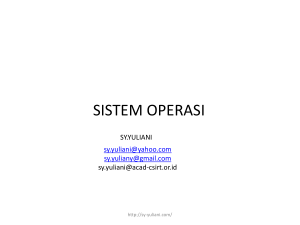 Sistem operasi - sy yuliani informatic