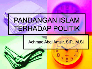 Hubungan antara Islam dan Politik