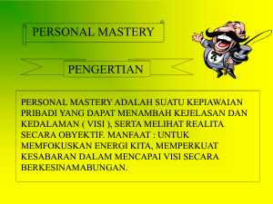 personal mastery