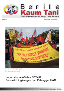 Imperialisme AS dan SBY-JK Perusak Lingkungan dan Pelanggar