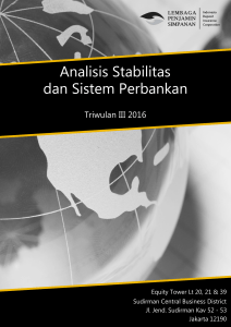 Analisis Stabilitas dan Sistem Perbankan