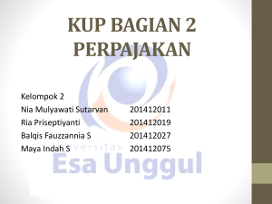 presentasi perpajakan - 201412011 – Nia Mulyawati Sutarvan