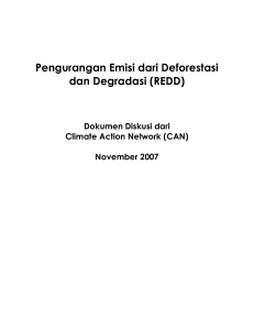 Pengurangan Emisi dari Deforestasi dan Degradasi (REDD)