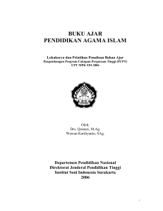 buku pedoman kuliah - sipadu isi surakarta