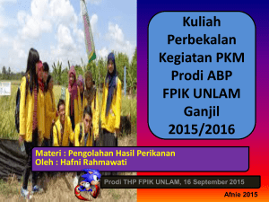materi kuliah perbekalan pkm/pkl semester genap 2010/2011