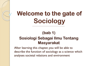 sosiologi bab 1