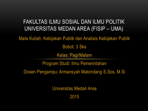 Fakultas Ilmu Sosial dan Ilmu Politik Universitas Medan Area (Fisip