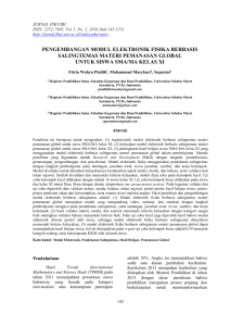 pengembangan modul elektronik fisika berbasis