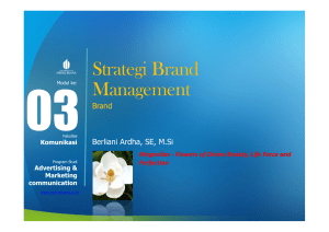Strategi Brand Management