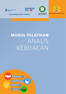 analis kebijakan - Knowledge Sector Initiative