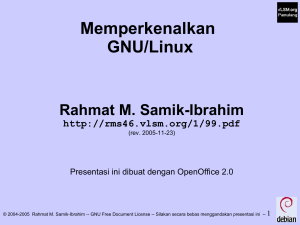 Memperkenalkan GNU/Linux