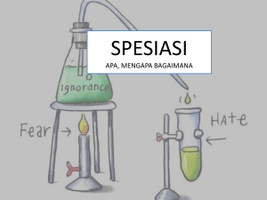 spesiasi (speciation)