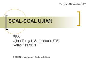 soal-soal ujian