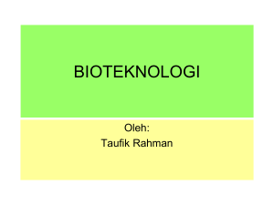 bioteknologi