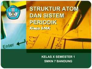 Struktur Atom dan Sistem Periodik2009-08