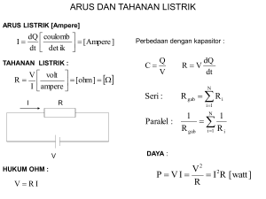 Bab 8 Arus dan Tahanan