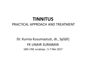 tinnitus - Neurology Surabaya