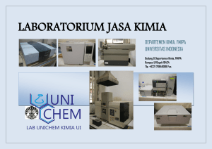 laboratorium jasa kimia - Departemen Kimia FMIPA UI
