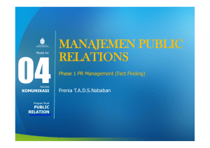 manajemen public relations