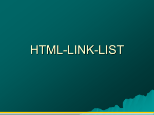 HTML-LINK-LIST - Official Site of BENNY IRAWAN