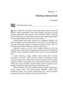 Hakikat Menyimak - Universitas Terbuka Repository