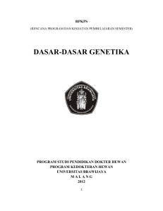 RPKPS-DASAR GENETIKA 2012-2013-revised1