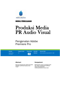 Modul Produksi Media PR Audio Visual