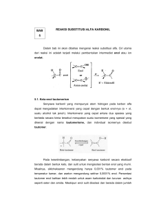 reaksi substitusi alfa karbonil bab 5