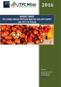 market brief peluang usaha produk minyak kelapa