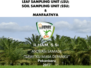 program rekomendasi pemupukan, leaf dan soil