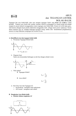 RANGKAIAN PENYEARAH GELOMBANG (RECTIFIER)