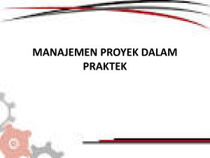 manajemen proyek dalam praktek - E