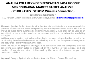 ANALISA POLA KEYWORD PENCARIAN PADA GOOGLE