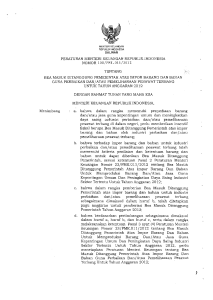 peraturan menteri keuangan republik indonesia tentang bea masuk
