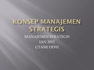 konsep manajemen strategis