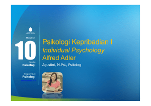 Psikologi Kepribadian I - Universitas Mercu Buana