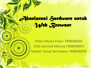 Web Browser Untuk Akselarasi Hardware