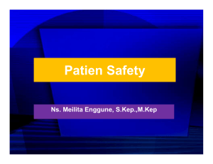 Patien Safety - Akper Bethesda Tomohon