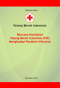 Rencana Kontijensi Palang Merah Indonesia (PMI) Menghadapi