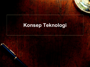 Konsep Teknologi