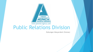 Public Relations Division