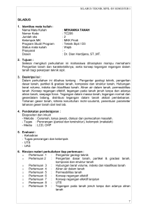 06-Silabus MK Mekanika Tanah