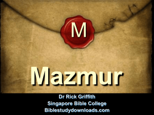 MAZMUR - Bible Study Downloads