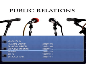 public relation – ppt