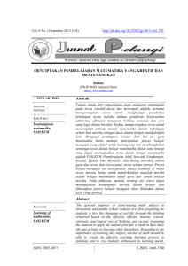 ISSN - Ejournal STKIP PGRI Sumbar