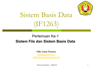 Sistem File - E Learning UPN Veteran Yogyakarta